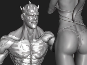 Darth Maul 3D Print Model