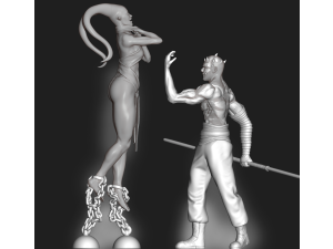 Darth Maul 3Dプリントモデル