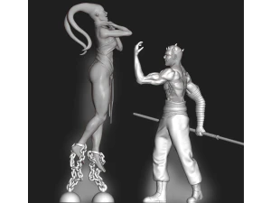 Darth Maul 3D Print Model