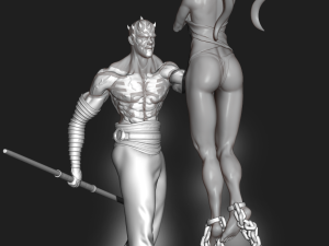 Darth Maul 3Dプリントモデル