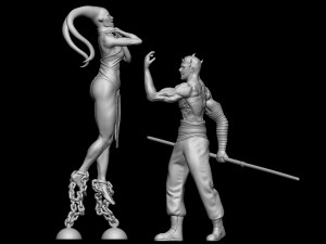 Darth Maul 3Dプリントモデル