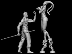 Darth Maul 3Dプリントモデル