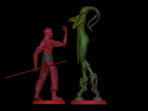 Darth Maul 3Dプリントモデル
