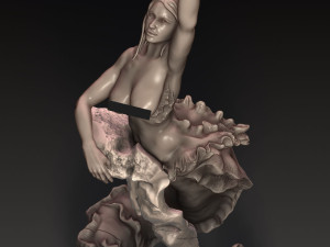 Mermaid 3D Print Model