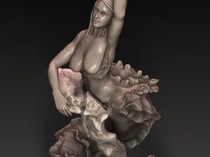 Mermaid 3D Print Model