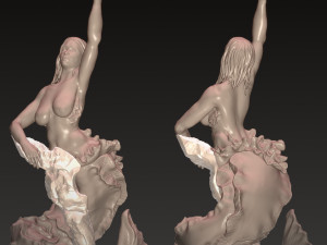 Mermaid 3D Принт Модель