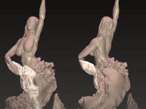Mermaid 3D Print Model