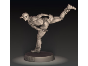 BASEBALL PLAYER 3D Принт Модель