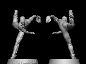 BASEBALL PLAYER 3D Print Model