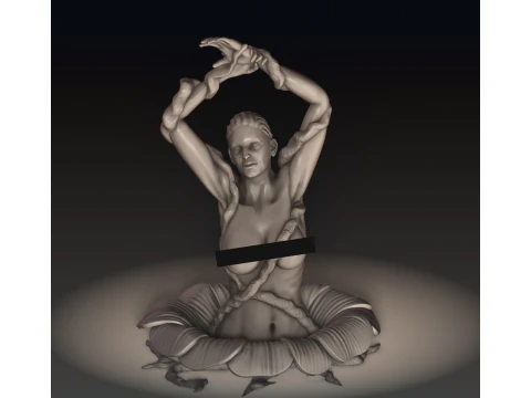 KWIATOWA DZIEWCZYNA Model do druku 3D