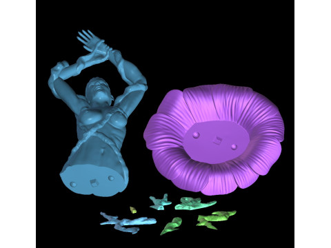 FLOWER GIRL 3Dプリントモデル