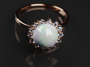 Pearl ring 3D Model