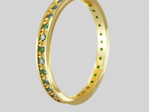 Emerald ring 3D मॉडल