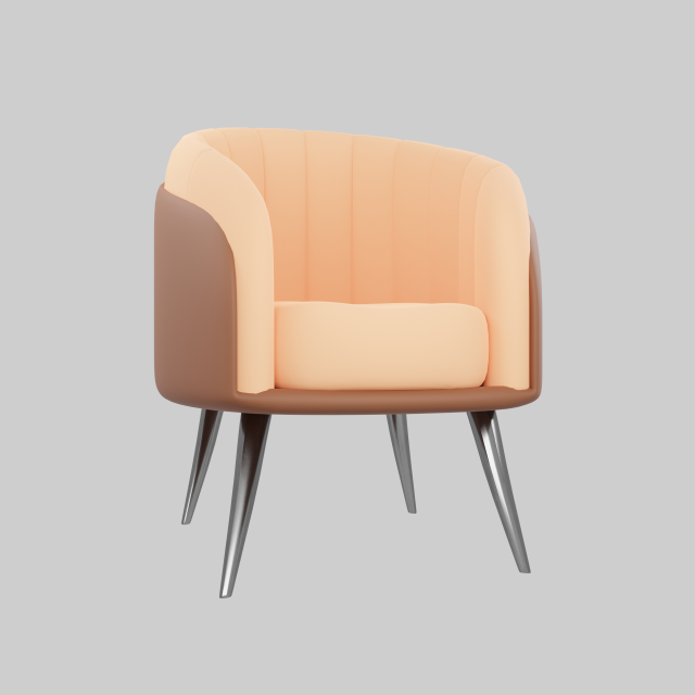 Chair4 3D Model .c4d .max .obj .3ds .fbx .stl .blend 