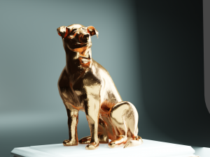 Figurine of a dog 3Dモデル