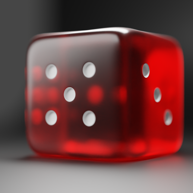 Dice playing 3D Model .c4d .max .obj .3ds .fbx .stl .blend 