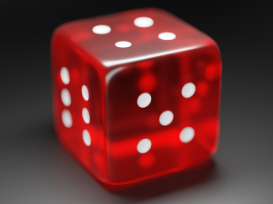 Dice playing 3D Model