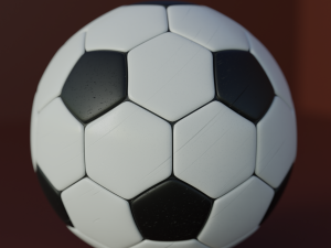 Soccer ball HD 3D Model