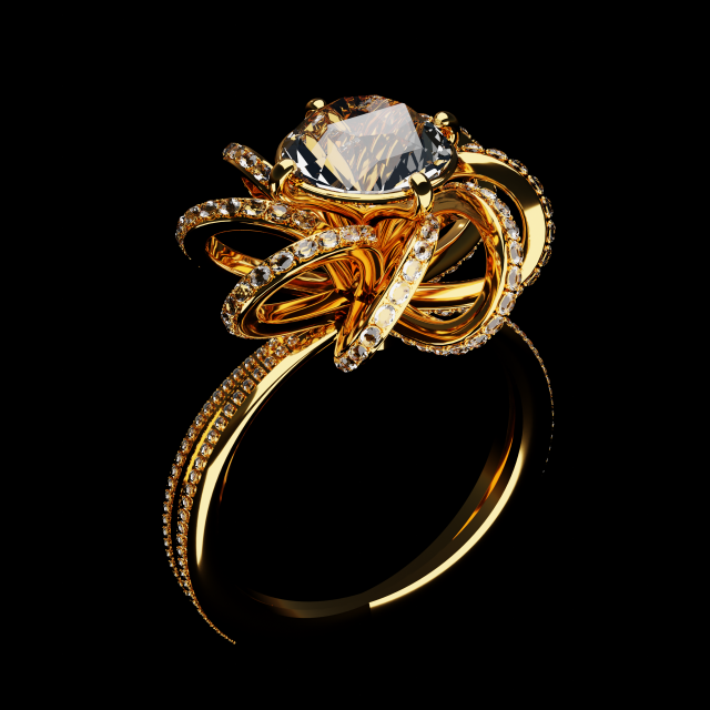 Curve Ring Modello 3D .c4d .max .obj .3ds .fbx .stl .blend 