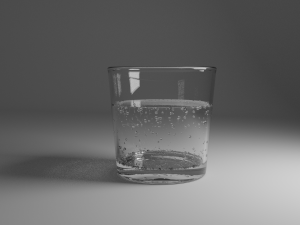 Glass of Water Model 3D