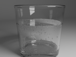 Glass of Water 3D Model