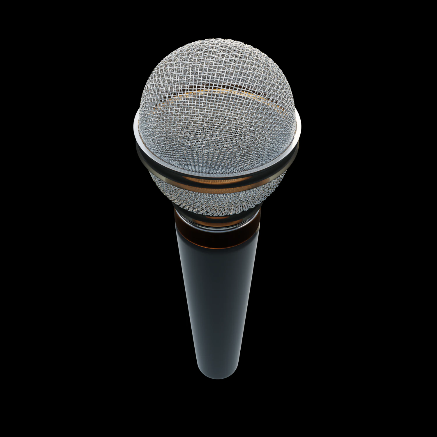 Microphone 3D Model .c4d .max .obj .3ds .fbx .stl .blend