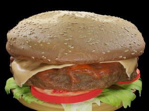 Burger Model 3D