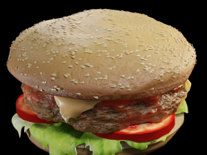 Burger Model 3D