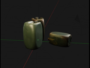 Game Ready Plastic Can 3D Модель