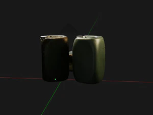 Game Ready Plastic Can 3D Model