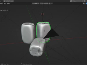 Game Ready Plastic Can 3D Model