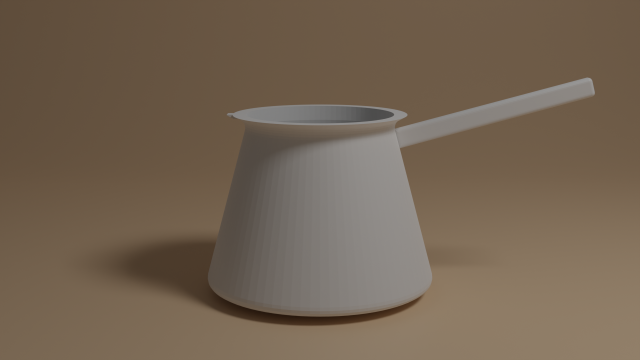 Turkish Coffee Pot Modelo 3D .c4d .max .obj .3ds .fbx .stl .blend