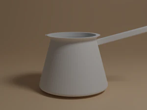 Turkse koffiepot 3D Model