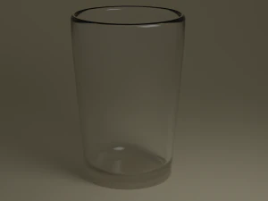 Стеклянная чашка 3D Модель