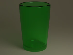 Стеклянная чашка 3D Модель