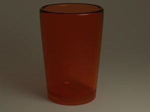 Стеклянная чашка 3D Модель