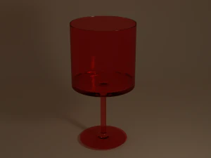Wine glass 3D Model