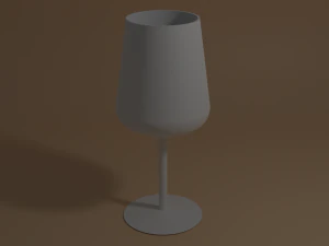 Şarap Kadehi 3D Model