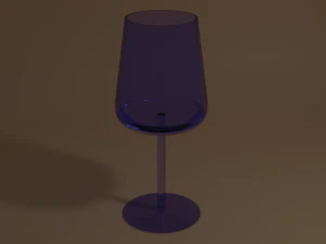 Wine Glass 3D Model