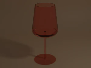 Wine Glass 3D Model