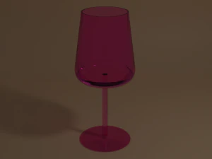 Wine Glass 3D Model