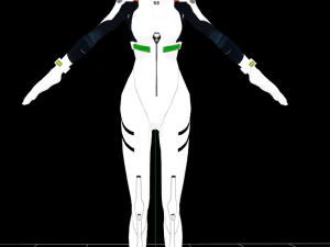 아야나미 레이 에반게리온 3D 모델