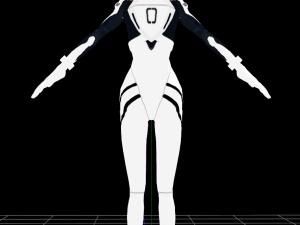 Rei Ayanami Evangelion 3D Model
