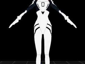 Rei Ayanami Evangelion 3D Model