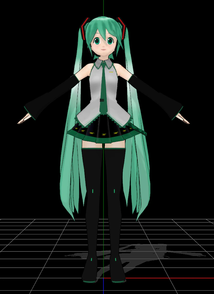 HatsuneMiku Modelo 3D .c4d .max .obj .3ds .fbx .stl .blend 