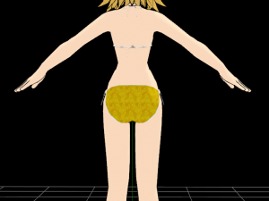 Vocaloid Rin bikini 3D 模型