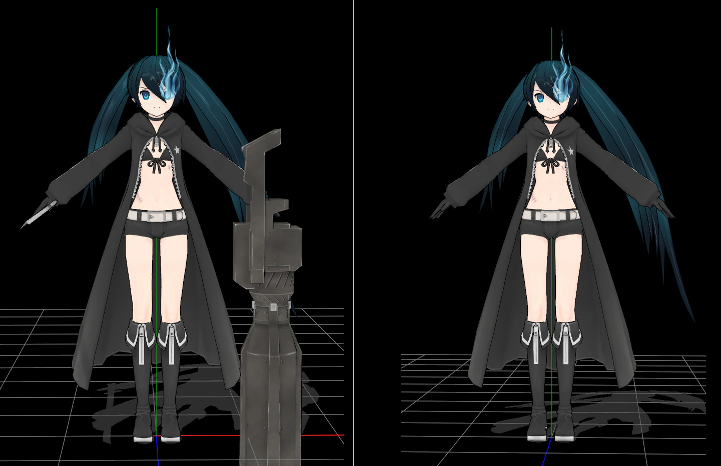 BLACK Shooter 3D Model .c4d .max .obj .3ds .fbx .stl .blend