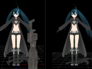 BLACK Shooter 3D Model