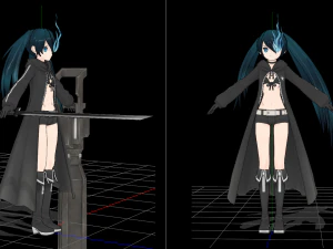 BLACK Shooter 3D Model