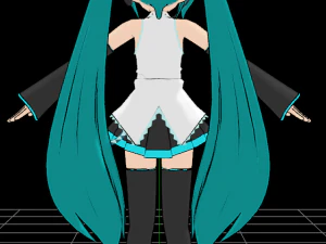 Chibi Miku MMD 3D Model